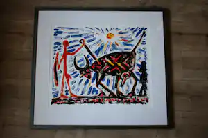 A.R. Penck - Stierenvechten? verkauft für € 25!