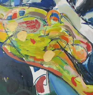 Anton Vrede - Olieverf op doek, Zonder titel - Ingelijst (Groot) kopen? Bied vanaf 200!