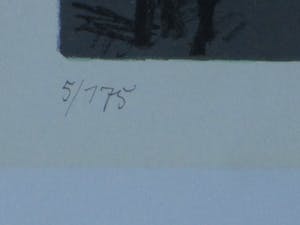 Kurt Lob - Bordeelbezoek - Litho kopen? Bied vanaf 35!