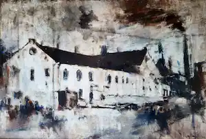 Jan Rijlaarsdam - gemende techniek, gesigneerd r.o. vendu pour 446€ !