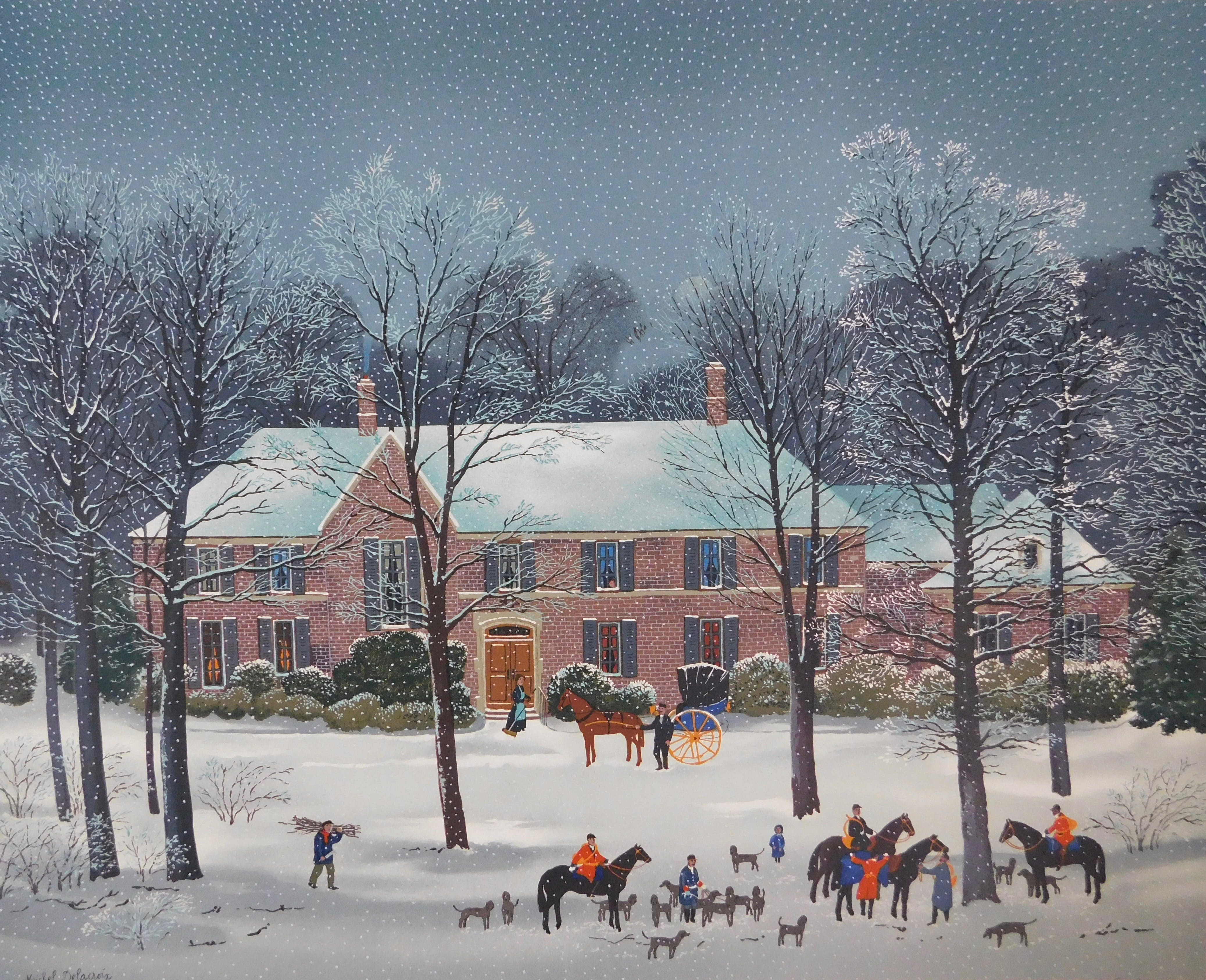 Michel Delacroix - La Chasse d'Hiver kopen? Bied vanaf 70!