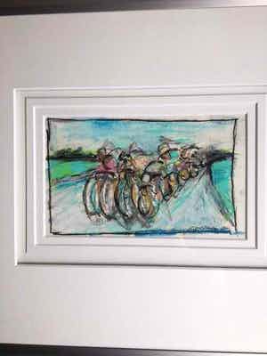 Wil Willemsen - 'wielrenners' verkocht voor € 300!