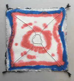 Shinkichi Tajiri - aquagravure ’Knoop’ - minimalistisch en kleurrijk - 1993- oplage 35 kopen? Bied vanaf 375!