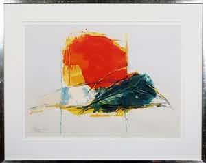 Arty Grimm - Zeefdruk, Summer- Ingelijst verkocht voor € 65!