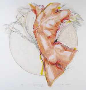 Kees Verkade - Zeefdruk, Danseur en rouge - Ingelijst (Groot) kopen? Bied vanaf 1!