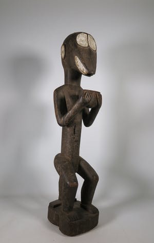 Baule - Hout, Zittend aapfiguur kopen? Bied vanaf 1!