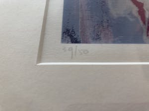 Laura Hoek - Prachtige zeefdruk van een koe - Bertha V - nr. 39/50 kopen? Bied vanaf 25!