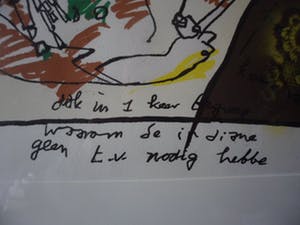 Herman Brood - Kleurenzeefdruk "Paddo's". kopen? Bied vanaf 125!