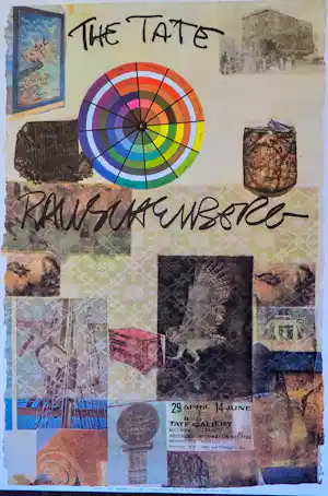 Robert Rauschenberg - tentoonstellingsaffiche verkauft für € 70!