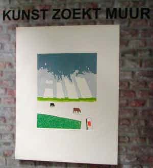 Harrie Gerritz - ‘ZONLICHTEN EN NADERENDE BUI’ aquatint 2/5 verkocht voor € 55!