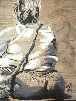 Niet of onleesbaar gesigneerd - Dikke billen aan het strand kopen? Bied vanaf 1!