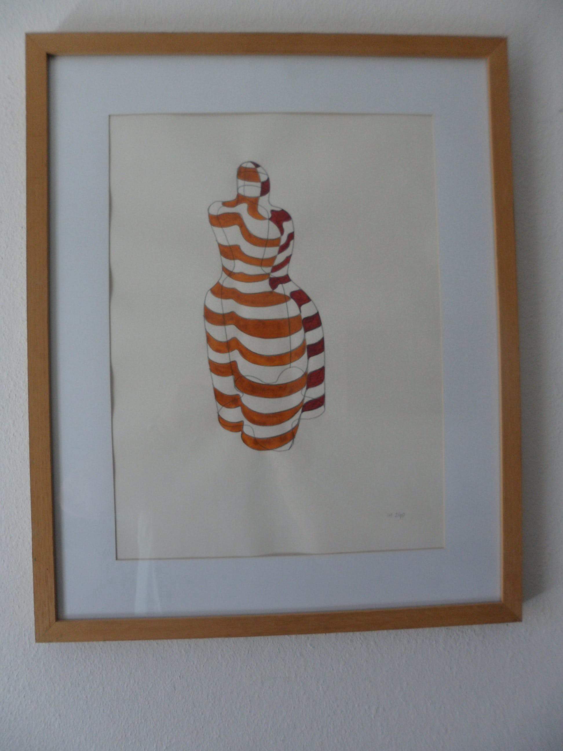 Ingrid van der Hoeven - Grafiet en aquarel op papier,titel : Wereldberg 1 kopen? Bied vanaf 1!