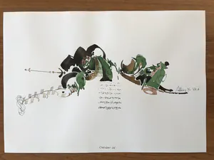 Armin Mehling - Mooie aquarel - Uniek gesigneerd werk uit 1976 kopen? Bied vanaf 55!