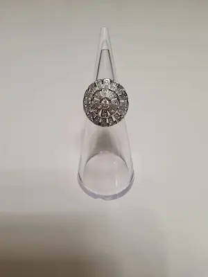 Niet of onleesbaar gesigneerd - witgouden ring kaufen? Bieten Sie von 1074!