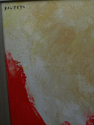 Menno Bauer - Acryl op doek , Bedrieglijk is de stilte - ingelijst - GROOT - 116 x 95 cm kopen? Bied vanaf 1!