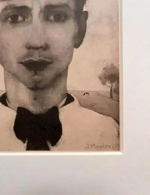 Jan Mankes - Originele Heliogravure Zelportret 1923 kopen? Bied vanaf 110!