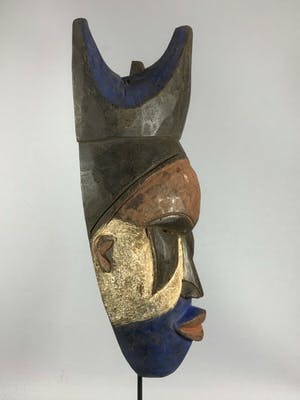Dogon - 200378 - Tribal Used African IGBO Mask - Nigeria. kopen? Bied vanaf 25!