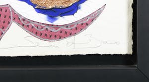 Simon & Bruno - Gemengde techniek op papier - Ogen kopen? Bied vanaf 50!