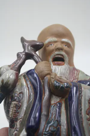 Niet of onleesbaar gesigneerd - SHOU LAO.China, Shiwan-Ware, 19e eeuw kopen? Bied vanaf 1!