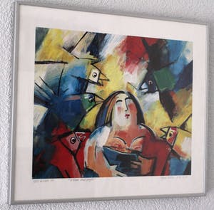 Rem de Boer - "Vrouw met Vogels" kopen? Bied vanaf 50!