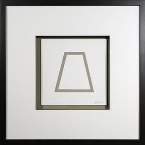 Sol LeWitt - Zeefdruk uit de serie 'Five Geometric Figures in Five Colors' - Ingelijst kopen? Bied vanaf 1!