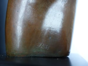 Brons (Onbekend) - Vrouwentorso in brons, mooi zwaar beeld. kopen? Bied vanaf 190!