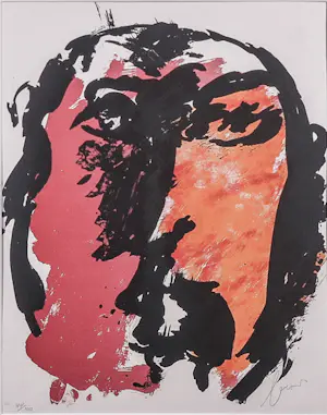 Eugène Brands - Litho, Geen titel - Ingelijst kopen? Bied vanaf 1!