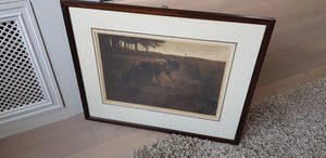 Willem Witsen - ets - Het aardappelrooistertje, no.95, gesigneerd kopen? Bied vanaf 199!