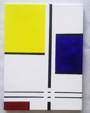 Niet of onleesbaar gesigneerd - De Stijl. verkocht voor € 1!