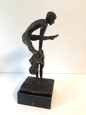 Astrid Veldhuyzen-Koppen - Sculptuur “ De Bokkensprong “ kopen? Bied vanaf 89!