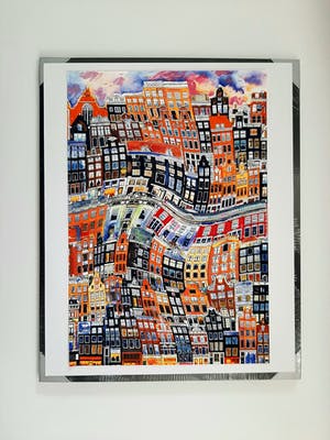 Elena Polyakova - Vrolijk Amsterdam kopen? Bied vanaf 75!