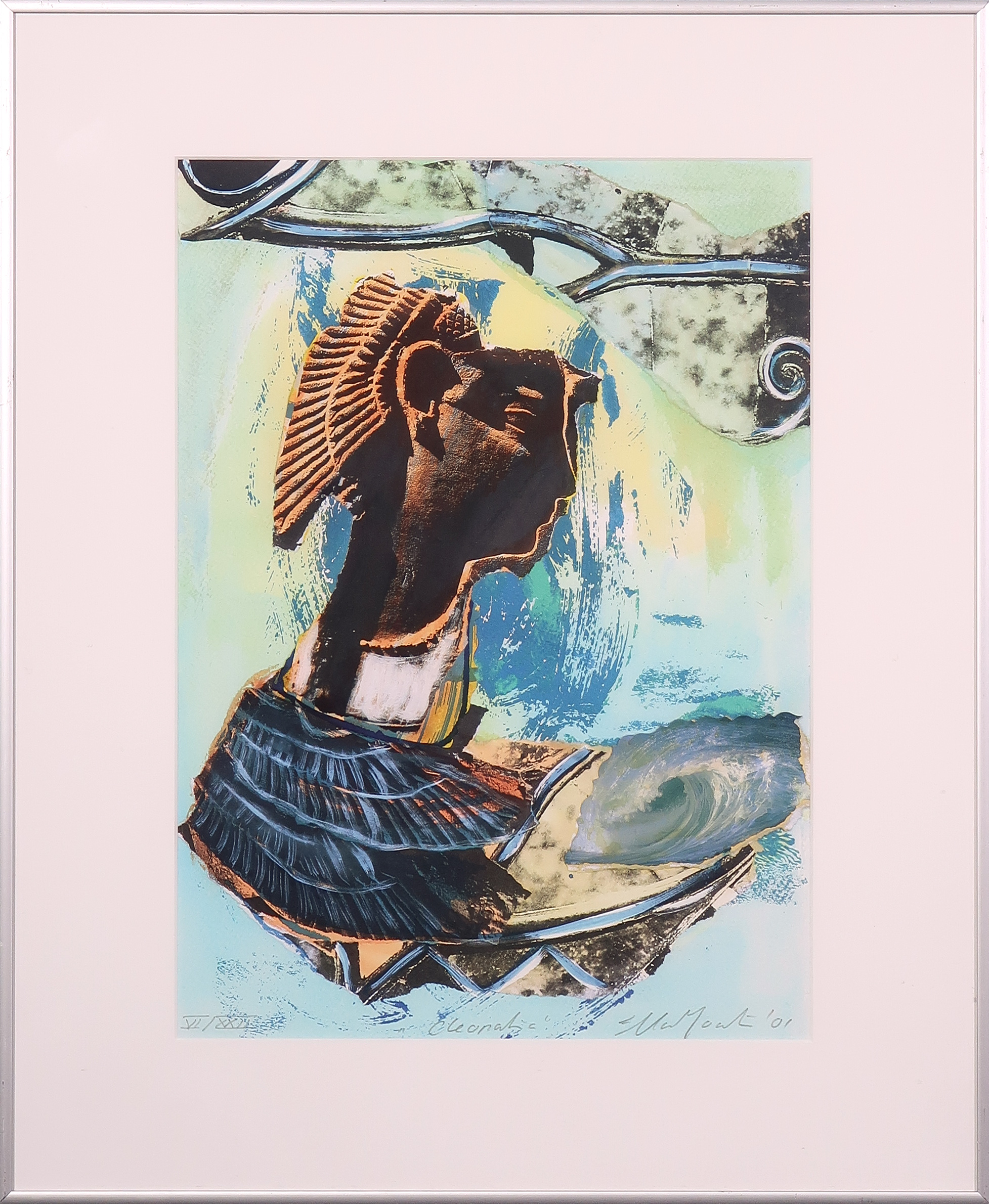 Ella Joosten - Zeefdruk, Cleopatra - Ingelijst kopen? Bied vanaf 1!