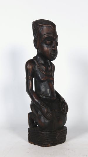 Kuba - Houten beeld van koning NDOP kopen? Bied vanaf 1!