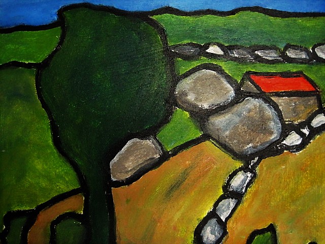 Roel Brakenhoff - Texelse Autodidactische Schilder - Landschap Nogueirinha Portugal - gesigneerd kopen? Bied vanaf 1!