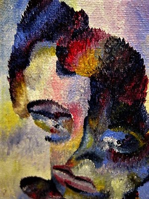 Henk Klinkhamer - Non-Conformist - Fraai Expressionistisch portret "Zigeuner" gesigneerd kopen? Bied vanaf 1!