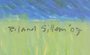 Roland Sillem - Gouache op papier, geen titel - Ingelijst kopen? Bied vanaf 50!