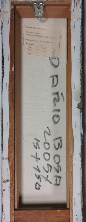 Dario Bosa - Gemengde techniek op doek, Drieluik zonder titel kopen? Bied vanaf 200!