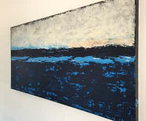 John Foppen - Heaven Over Land And Ocean.... # K 02. XL. GROOT. verkocht voor € 169!