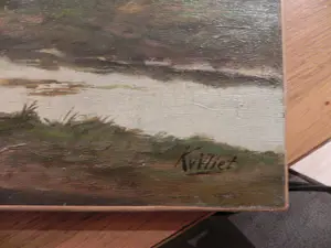 Klaas van Vliet - Paard en molen in polderland kopen? Bied vanaf 200!