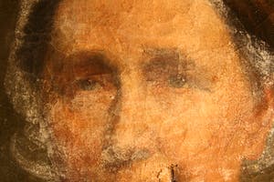 Jan Dunselman - Portret van dame, omstreeks 1880 , in slechte staat, alleen voor restauratie! kopen? Bied vanaf 50!