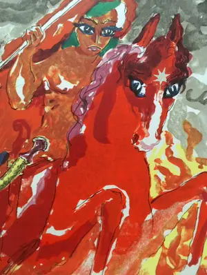 Kees van Dongen - 2 x houtgravure uit '1001 Nacht' kopen? Bied vanaf 20!