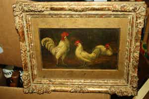 Frits Maris - HAAN EN TWEE KIPPEN verkocht voor € 275!