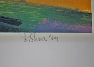 Eddy Sikma - Waddenzee - zeefdruk - zuurvrij ingelijst kopen? Bied vanaf 100!