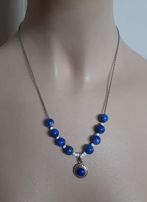 Curiosa - Zilveren ketting met lapis lazuli hanger kopen? Bied vanaf 1!