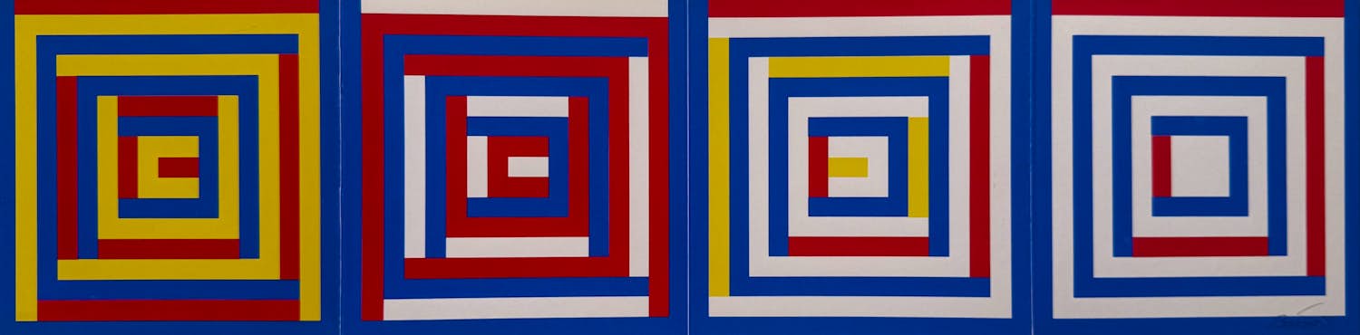 Bob Bonies - handgesigneerde zeefdruk | 'Vierluik' | 1972 (ZELDZAAM) kopen? Bied vanaf 20!