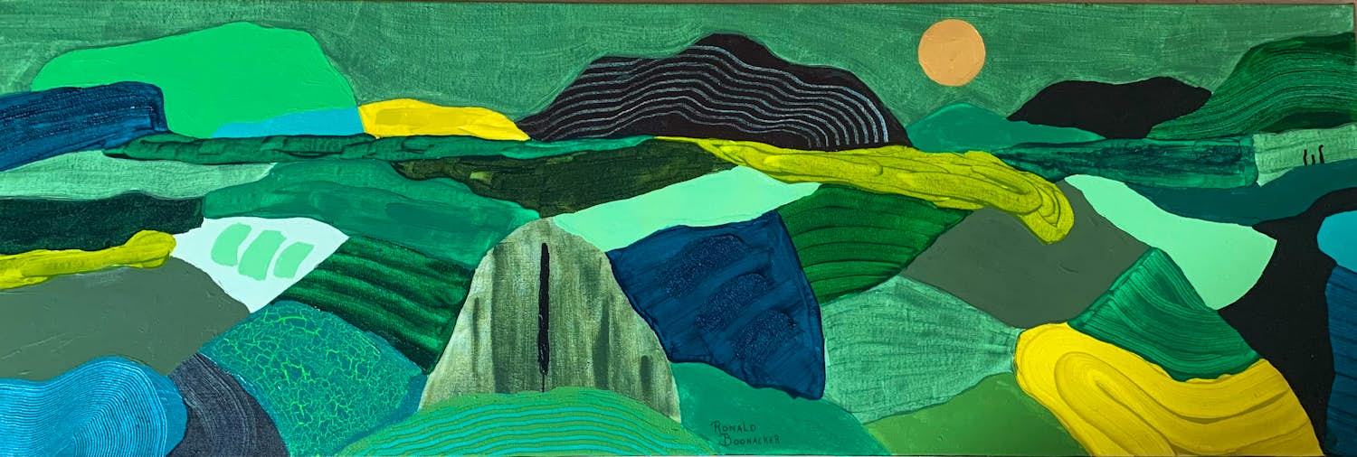 Ronald Boonacker - Italiaans landschap I I (GROOT) kopen? Bied vanaf 475!