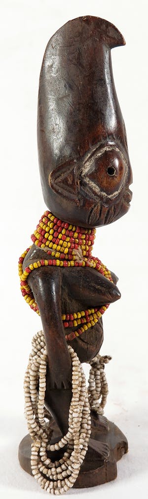 Ibedji - Vrouwenbeeld met kralen kopen? Bied vanaf 1!