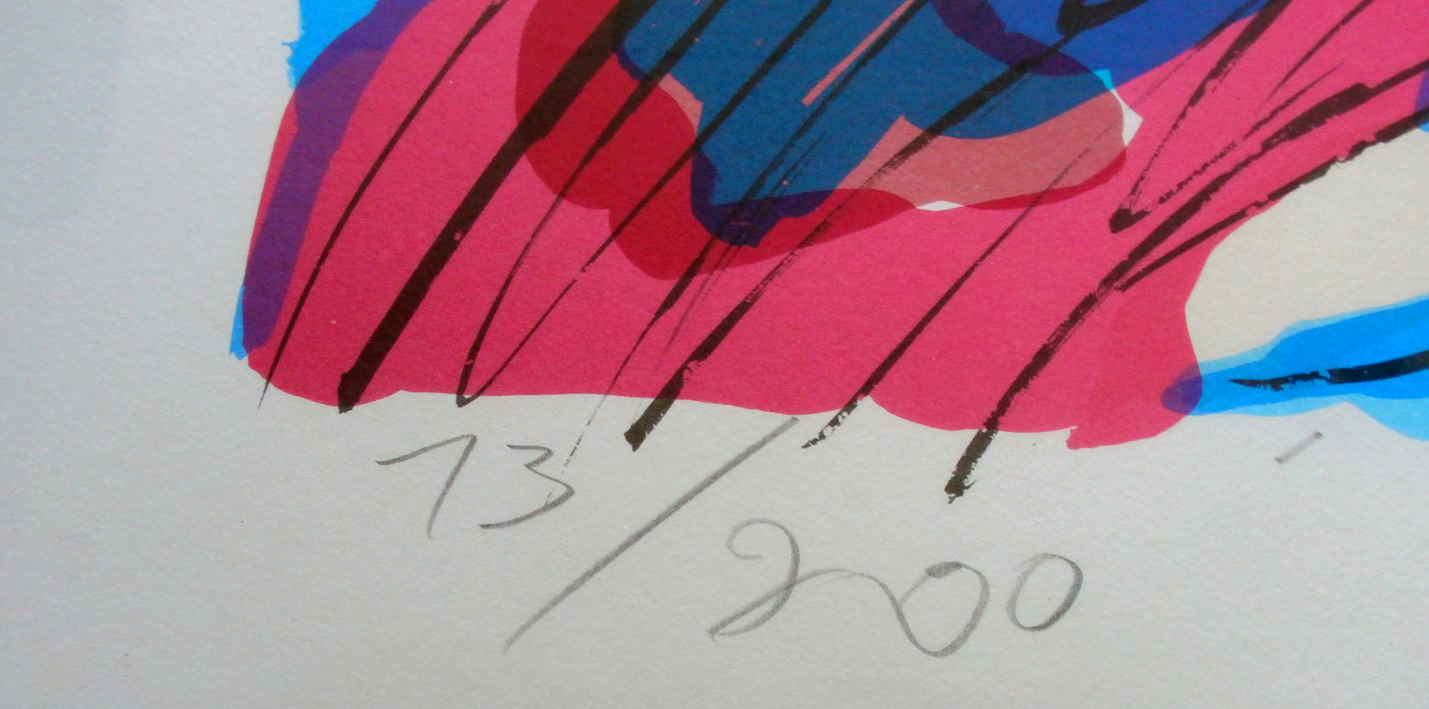 Walasse Ting - ingelijste litho: two parrots - 1982 kopen? Bied vanaf 499!