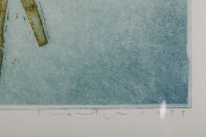 Jan Montyn - Exception - 20/25 - 1989 - kleurenets op papier kopen? Bied vanaf 20!