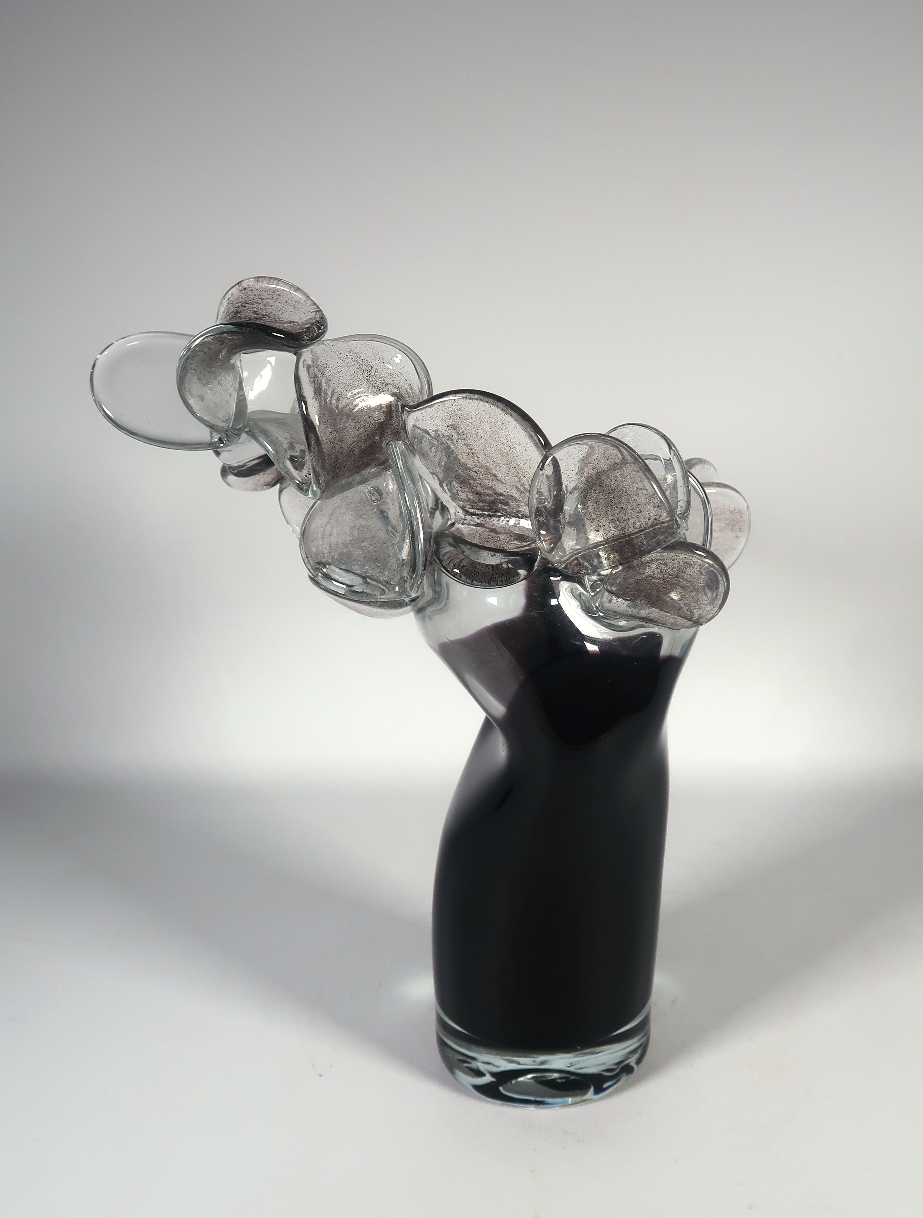 Willem Heesen - Glas, Paarse vaas met geschulpte rand kopen? Bied vanaf 250!